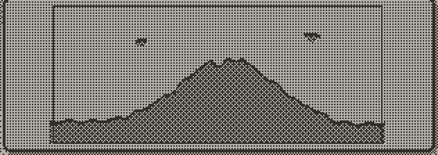 Ember Peak map preview: a volcano between two low plains